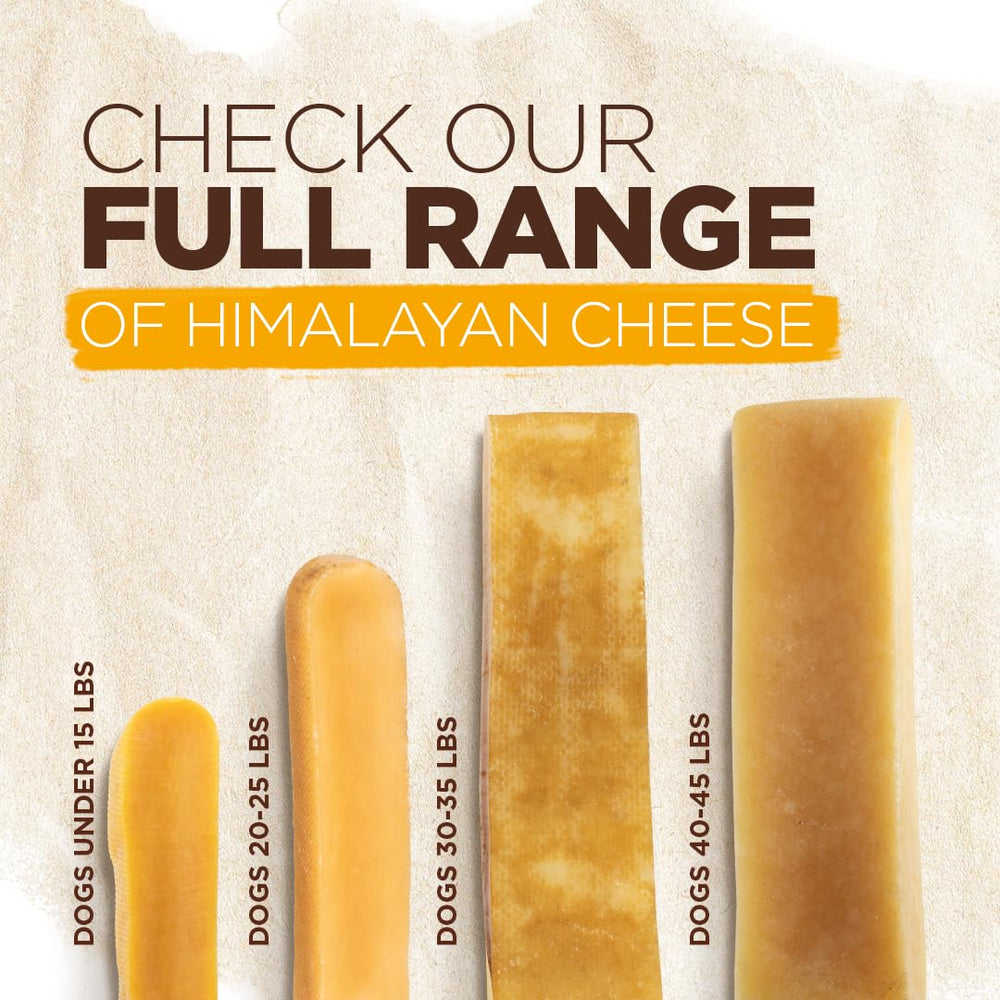 Natural Farm Himalayan Yak Cheese Chews closeup texture shows durable chew.