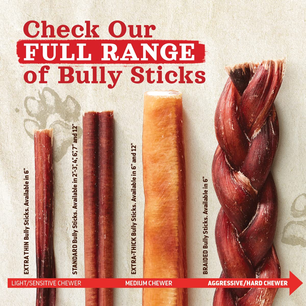 Natural Farm odor-free bully sticks no hormones; hormone-free, preservative-free option for dogs.