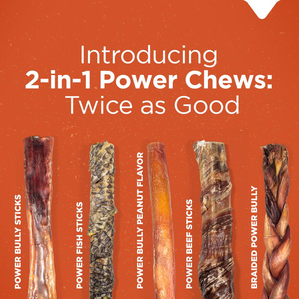Natural Farm Power Beef Sticks dental-friendly chew for fresh breath and clean teeth.