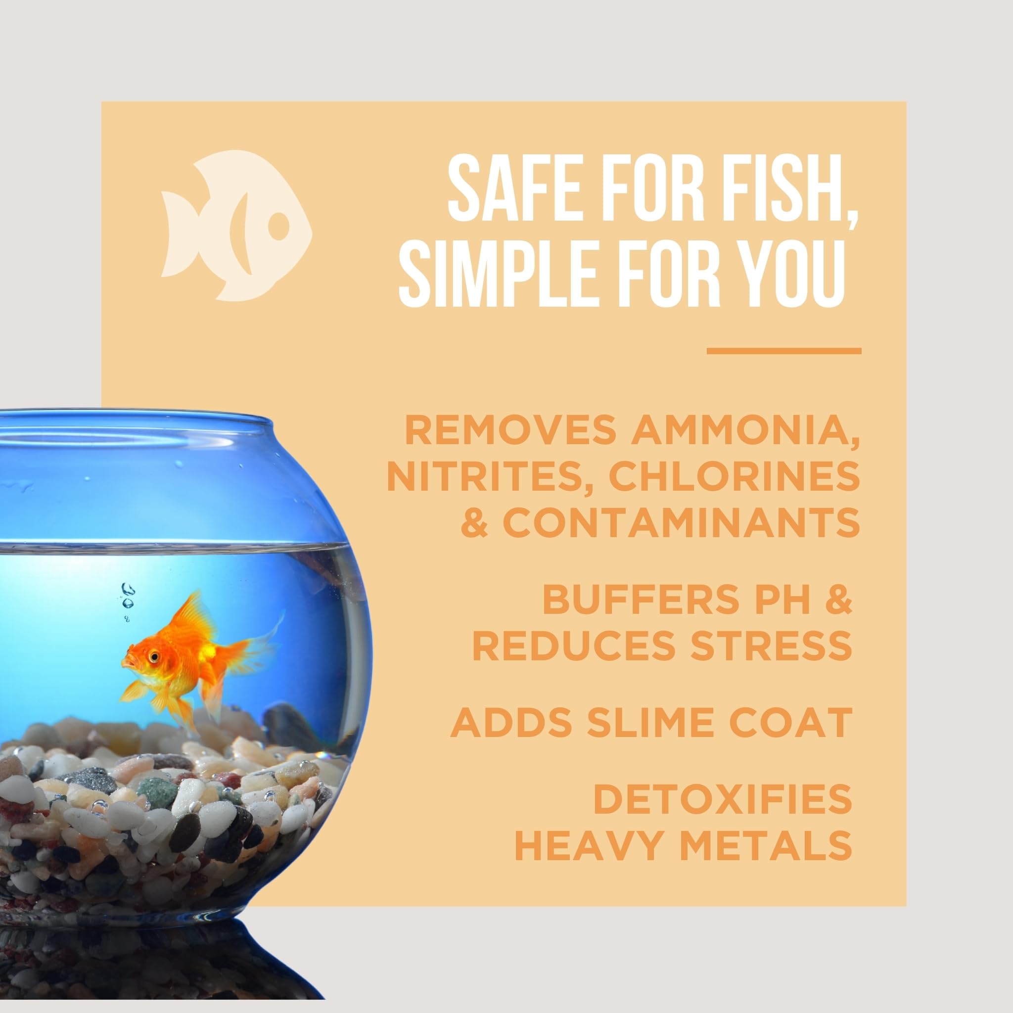 Natural Rapport Water Conditioner for saltwater aquarium supporting invertebrates and plants