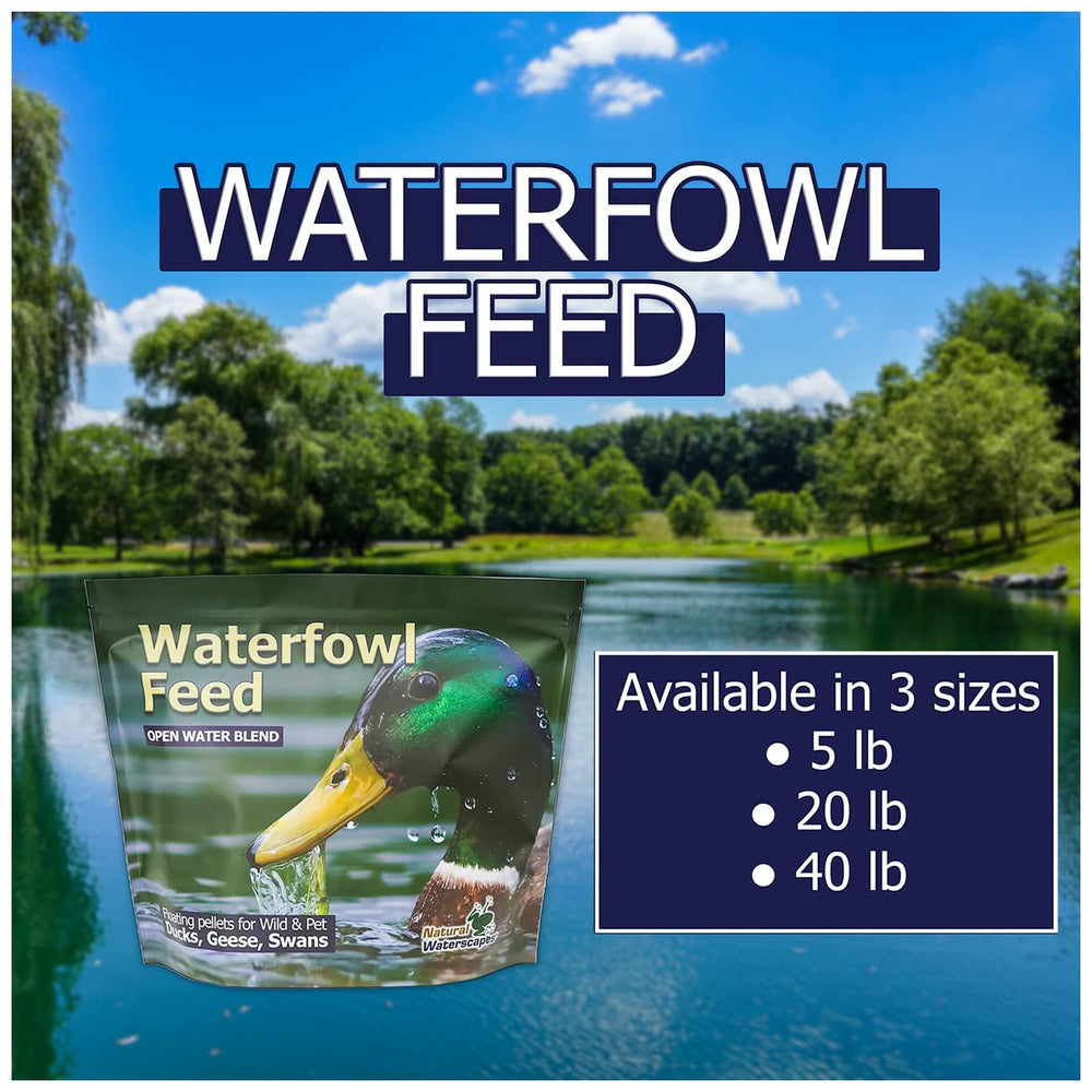 Natural Waterscapes bag close-up ingredients suggests premium formulation.