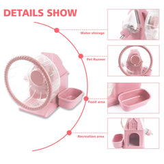 Nature Ann 4 in 1 shelter base pink provides a stable retreat for resting between sessions
