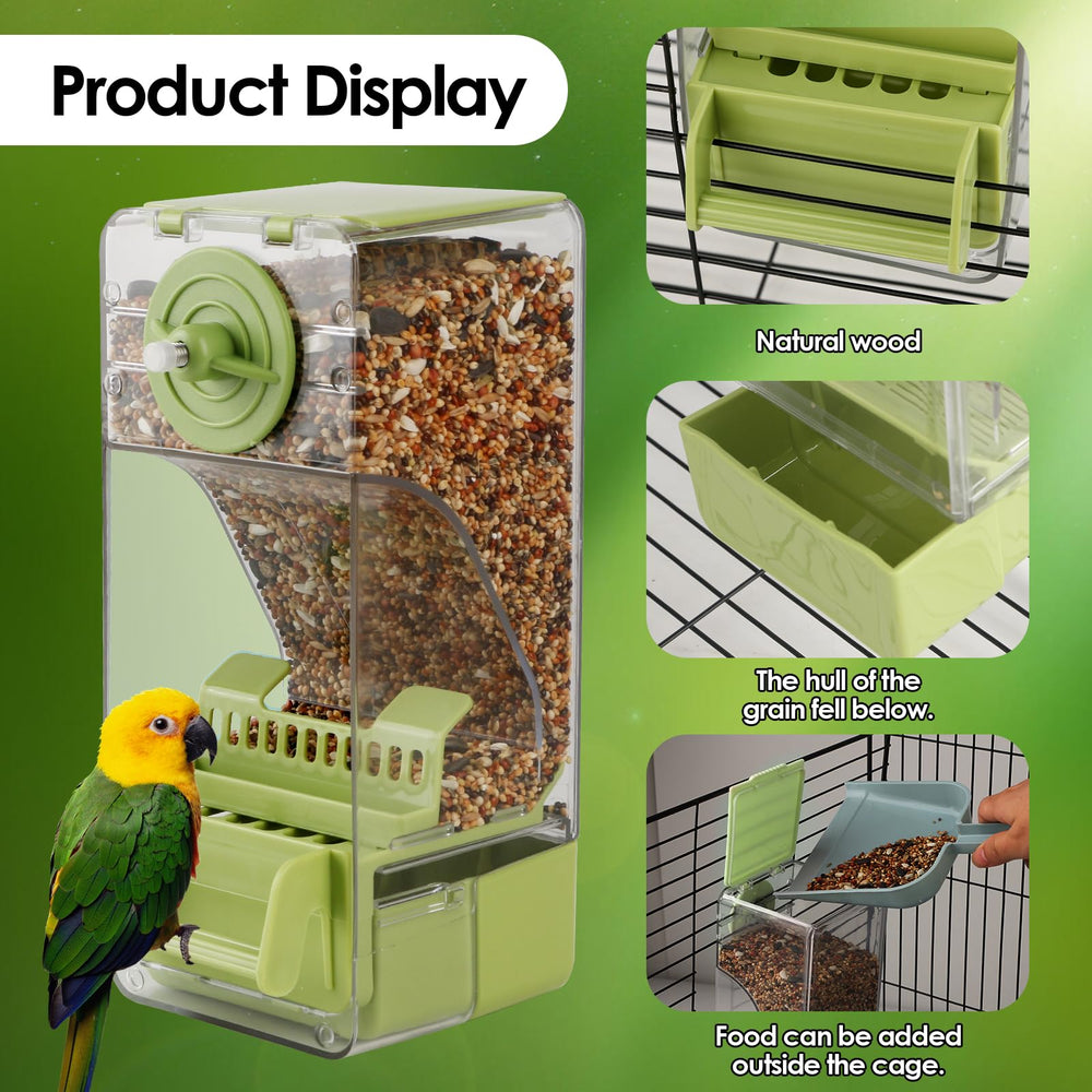 Nature Ann automatic curved sliding feeder demonstrates jam-free feeding