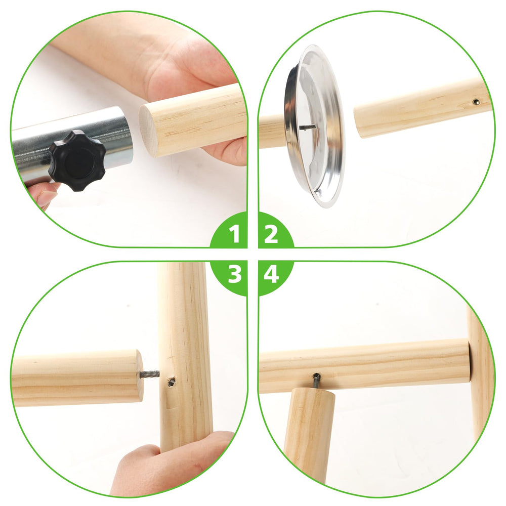 Nature Ann easy-install design with pre-drilled holes for quick setup