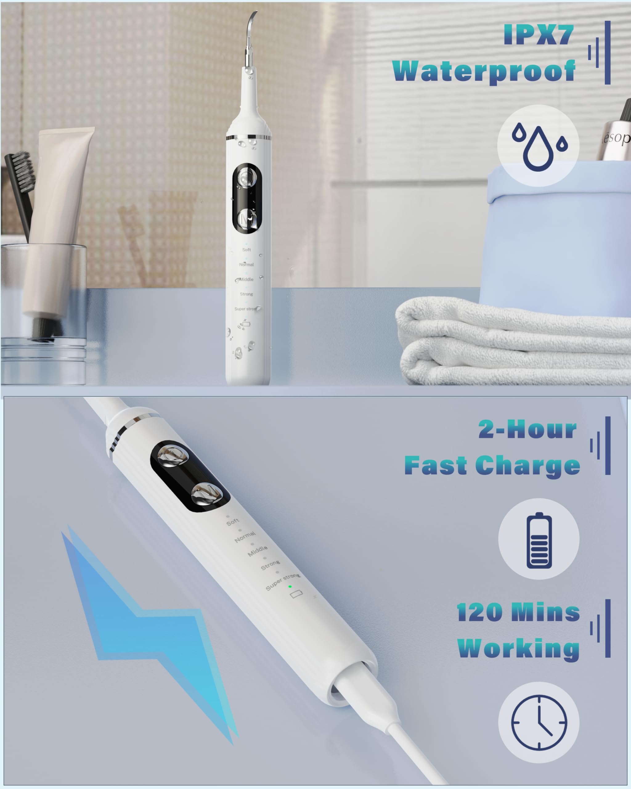 Nature Nerds IPX6 waterproof design enables easy cleaning under water