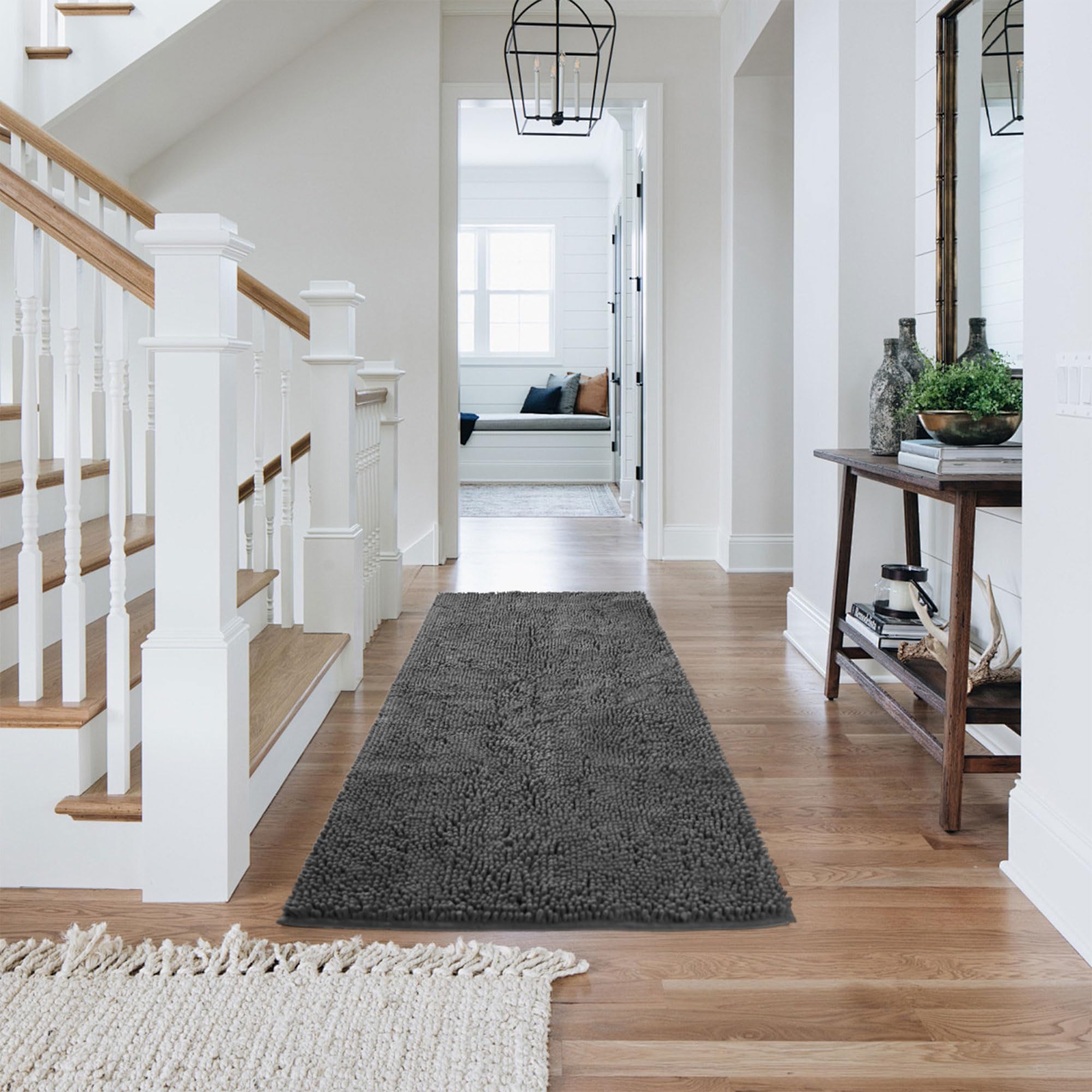 Naturei 1-inch thick indoor-outdoor doormat fits entryways and cars.