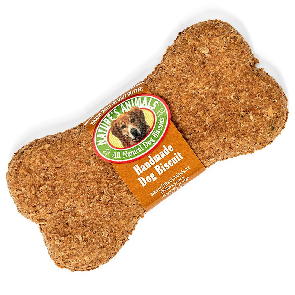 Nature's Animals Original Bakery Biscuits are hand made for gourmet texture.