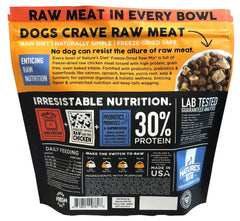 Nature's Diet Raw Mix Kibble freeze-dried-chicken-slices illustrate safe raw nutrition