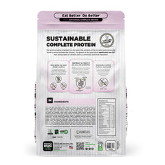 Nature's HUG kitten-growth kibble closeup highlights sustainable protein with a savory flavor.