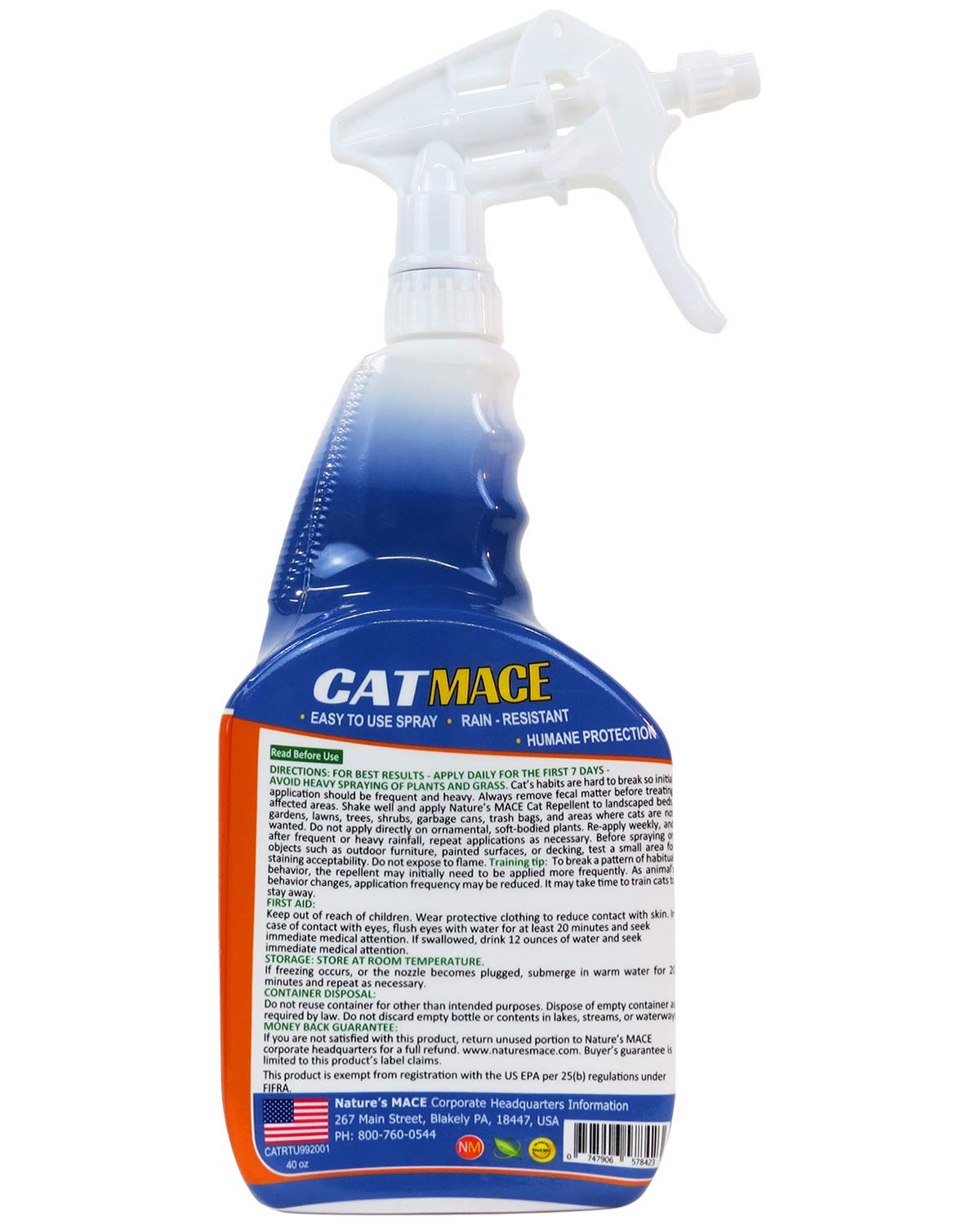 Nature's MACE helps protect furniture and walls from cat scratching