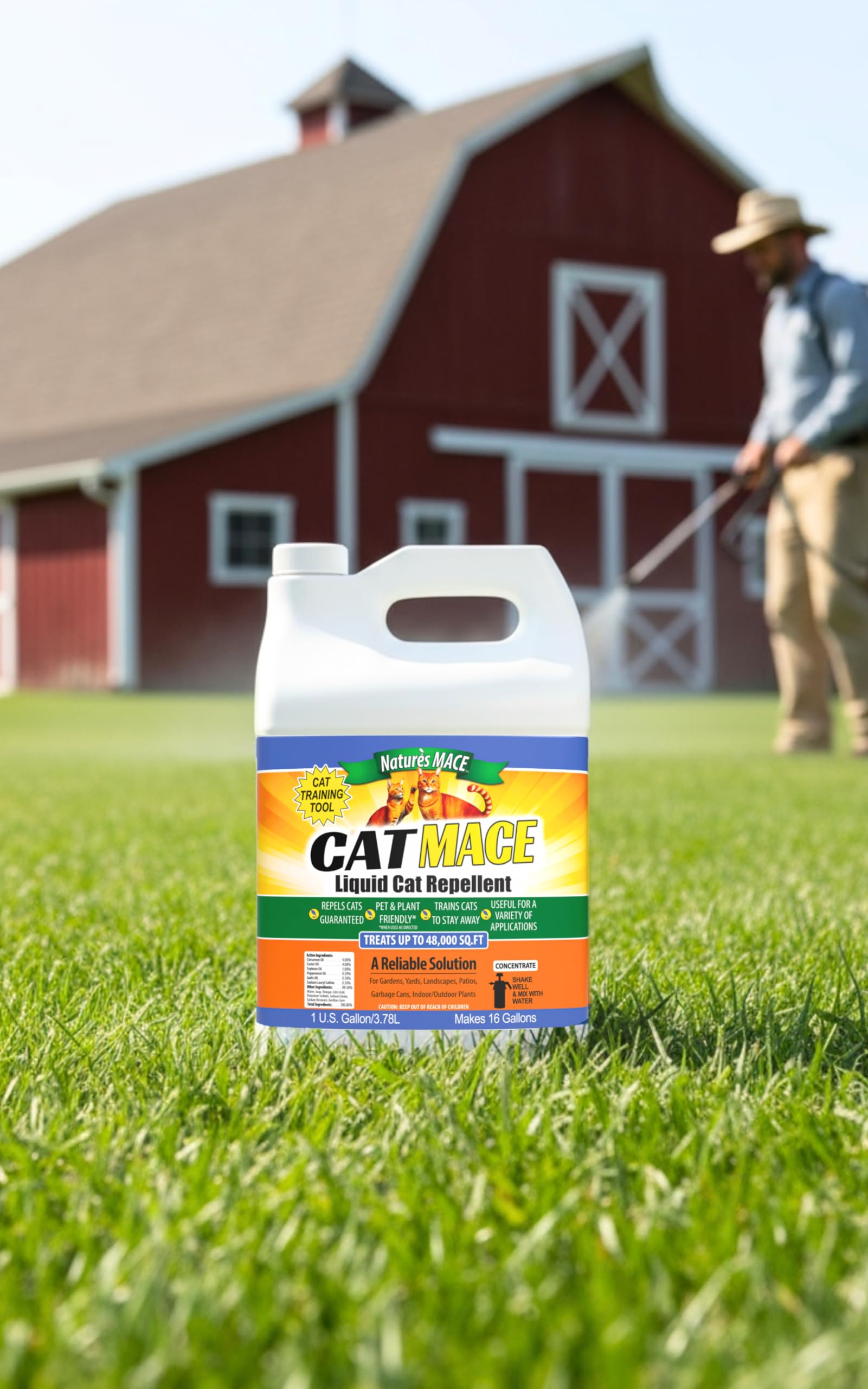 Nature's MACE urine-marking deterrent keeps yards clean and inviting