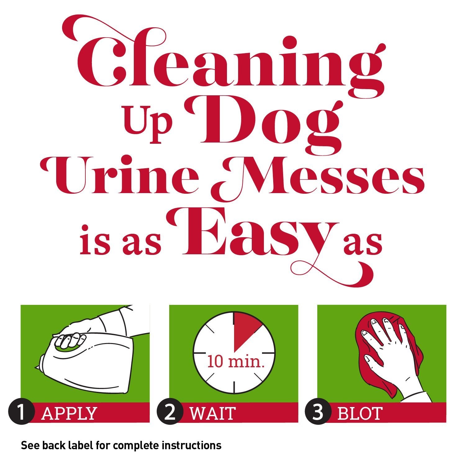 Nature's Miracle Dog Urine Destroyer on furniture offers fabric-safe odor removal