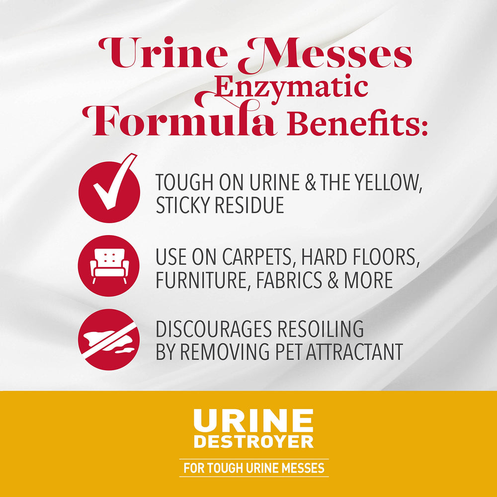 Nature's Miracle Dog Urine Destroyer on hard floors provides safe, effective cleanup