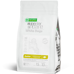Nature's Protection Puppy Food Small Breed packaging shows protein-rich formula for growing puppies