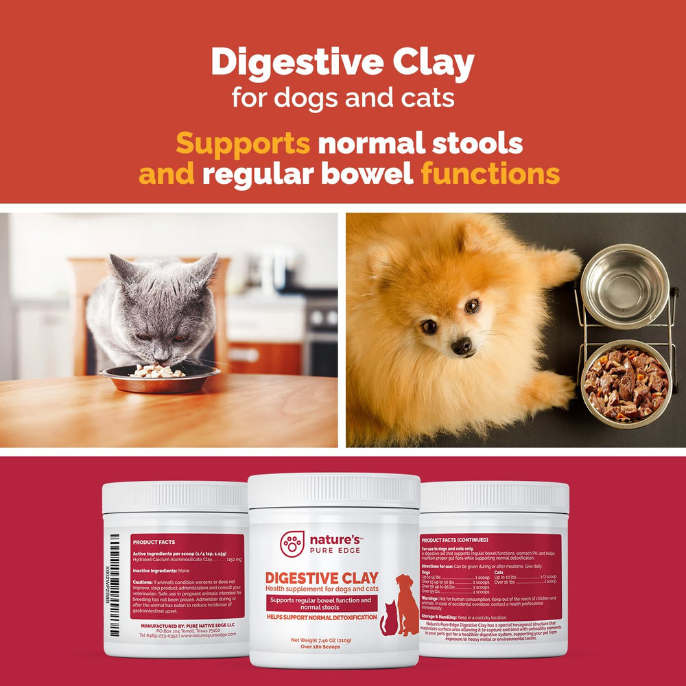 Measuring spoon with Nature's Pure Edge clay powder for simple dosing