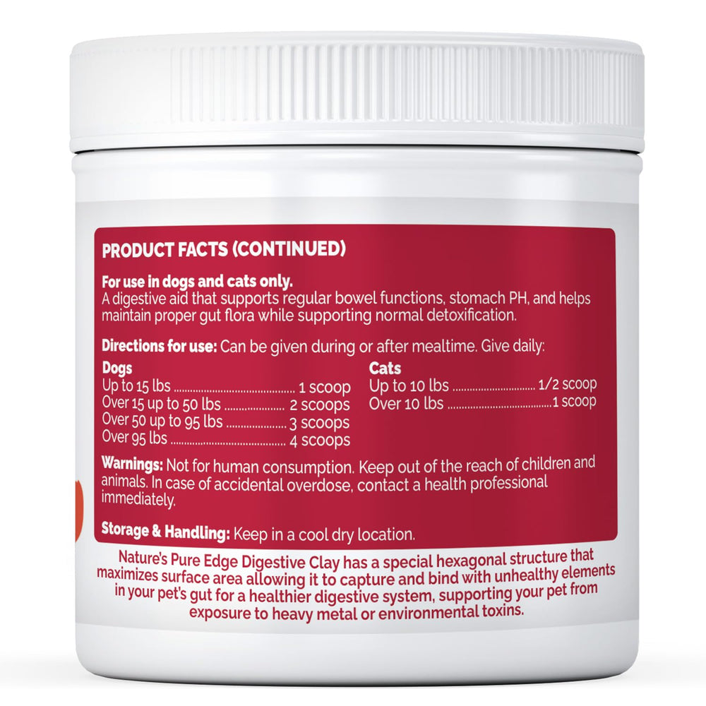 Smooth pour of Nature's Pure Edge clay powder for effortless use