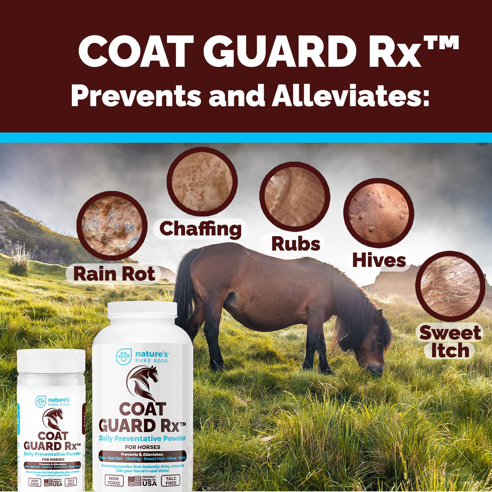 Nature's Pure Edge Coat Guard Rx 32oz bottle demonstrates generous supply
