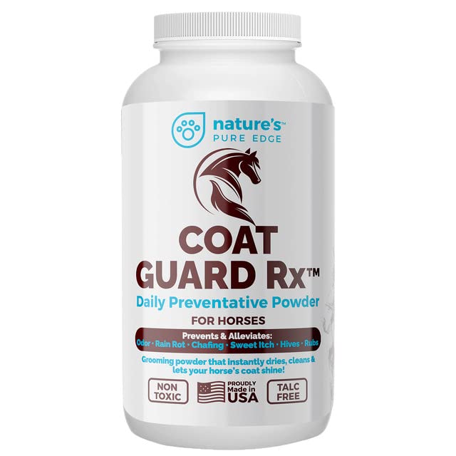Nature's Pure Edge Coat Guard Rx bottle front for daily coat care and itch relief