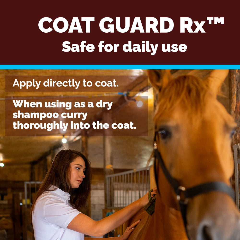 Nature's Pure Edge Coat Guard Rx horse coat close-up shows healthy shine