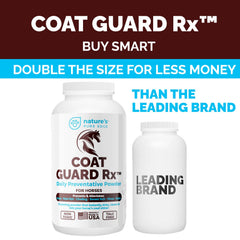 Nature's Pure Edge Coat Guard Rx powder-dispense shows easy application