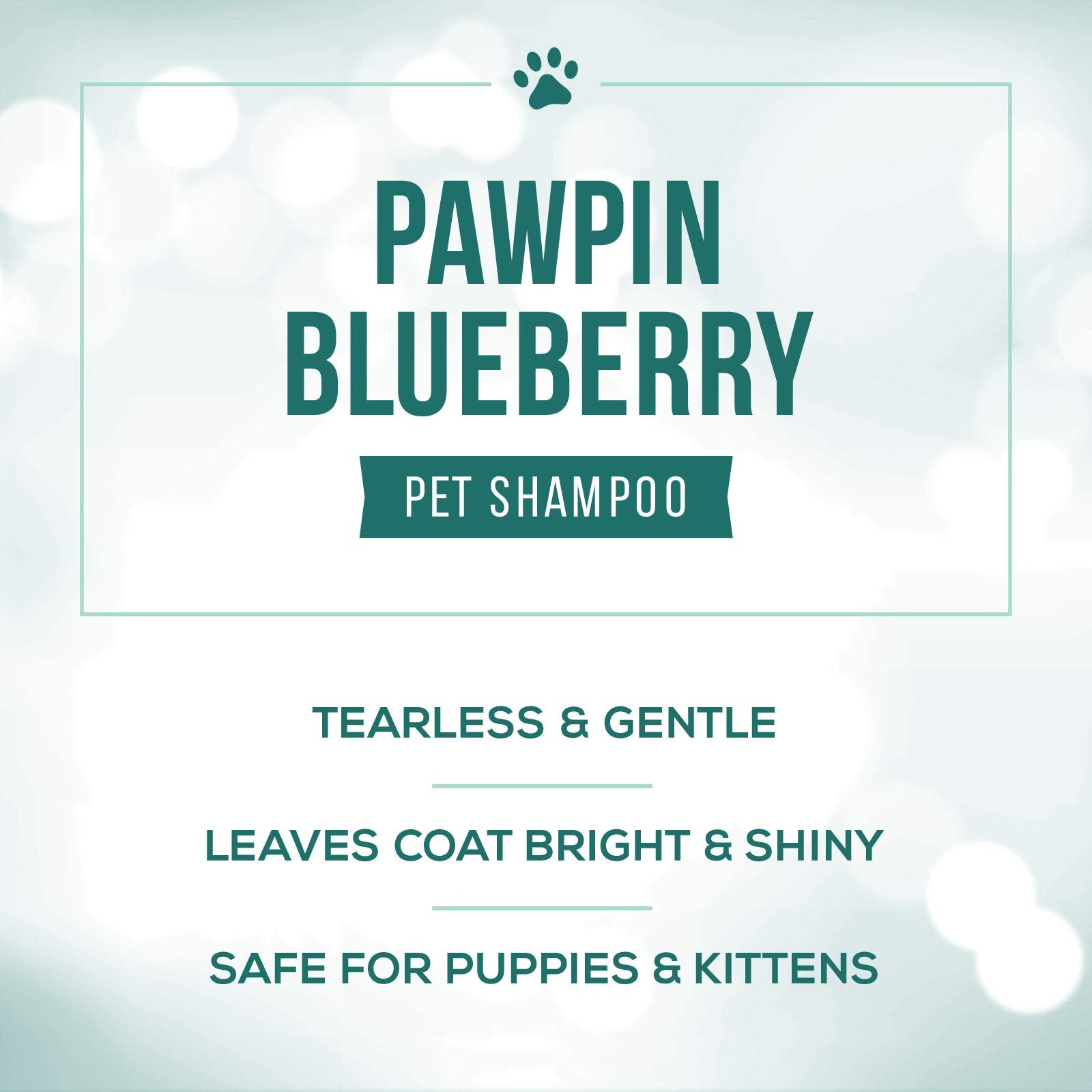 Nature's Specialties Pawpin' Blueberry face-wash closeup suitable for puppies