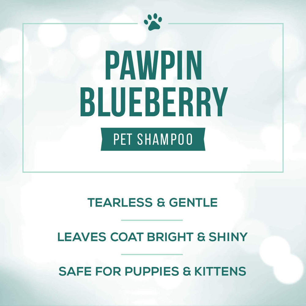 Nature's Specialties Pawpin' Blueberry face-wash closeup suitable for puppies