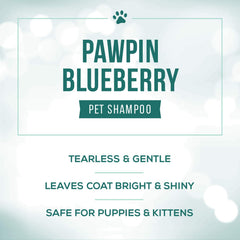 Nature's Specialties Pawpin' Blueberry face-wash closeup suitable for puppies