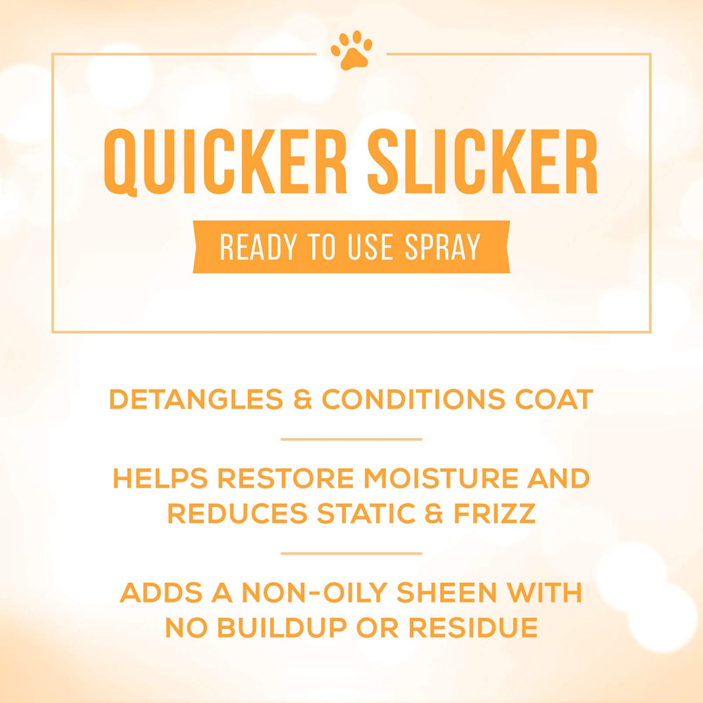 Nature's Specialties Quicker Slicker leaves coat soft after a bath