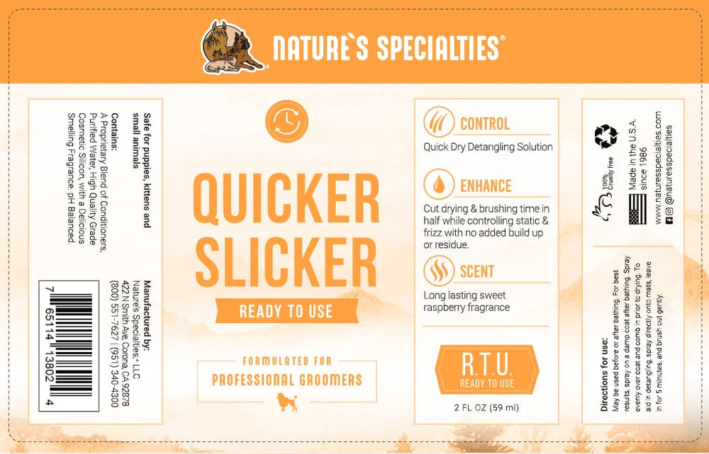 Nature's Specialties Quicker Slicker spray application detail for mats