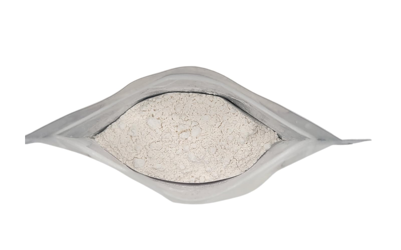 Natures Vitality Farms eggshell powder added to dog food bowl for easy integration.