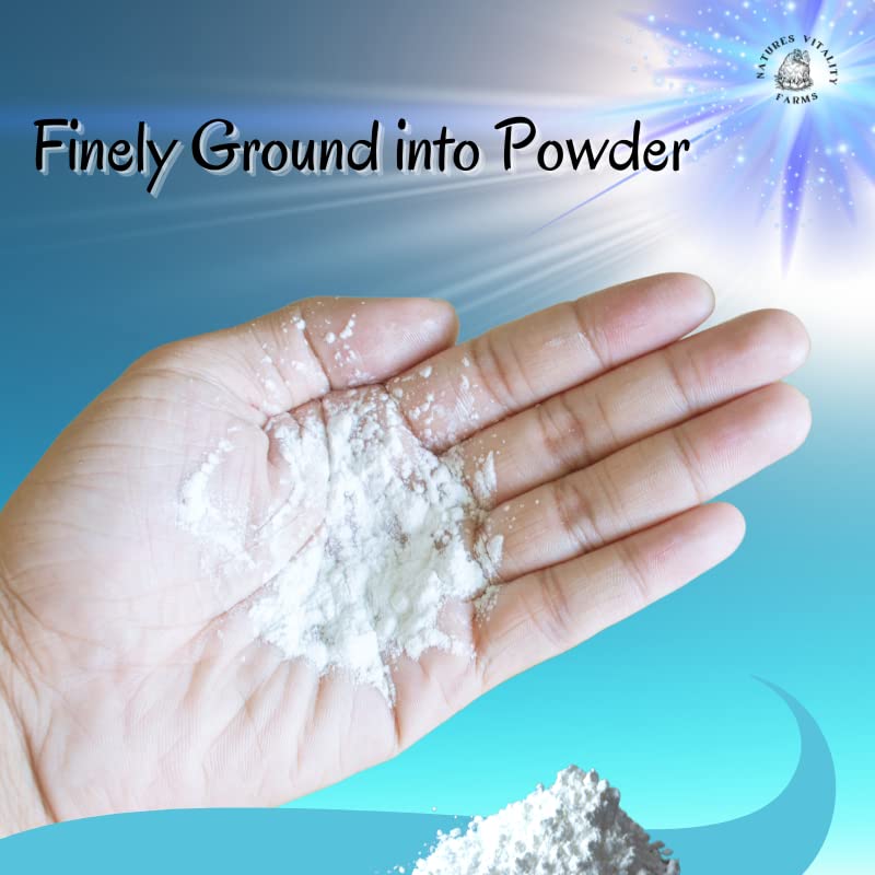 Natures Vitality Farms eggshell powder pet-meal mixing demonstrates seamless dosage for cats and dogs.
