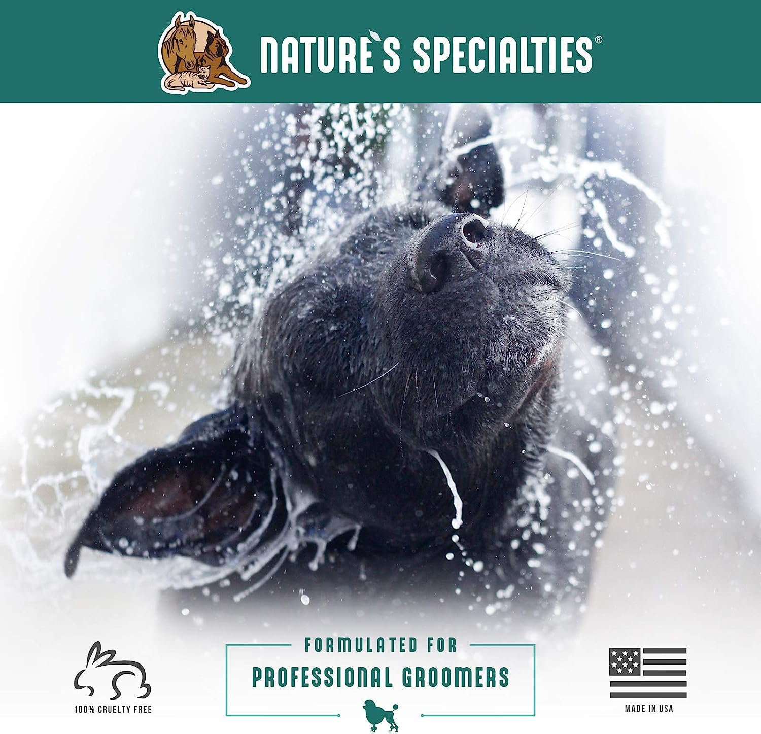 Nature's Specialties Plum Silky grooming professional-use scene signals premium quality