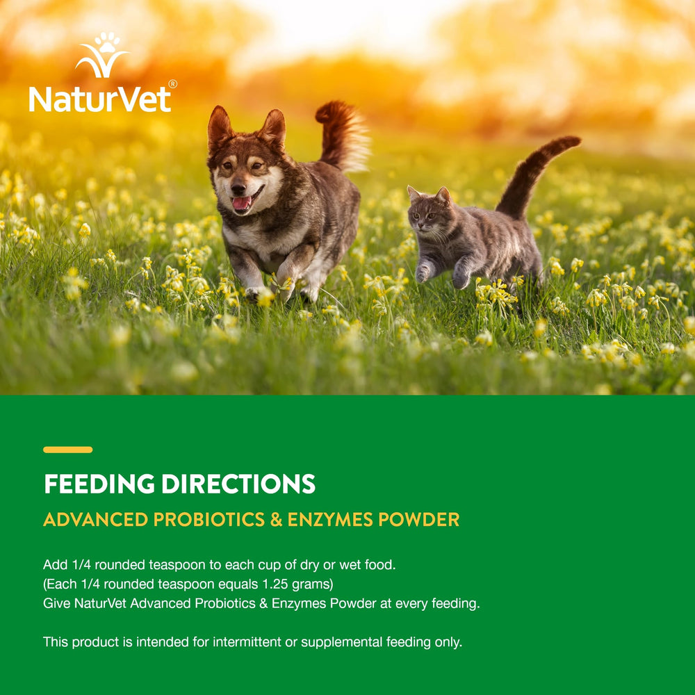 NaturVet 8oz bottle close-up indicating convenient daily dosing