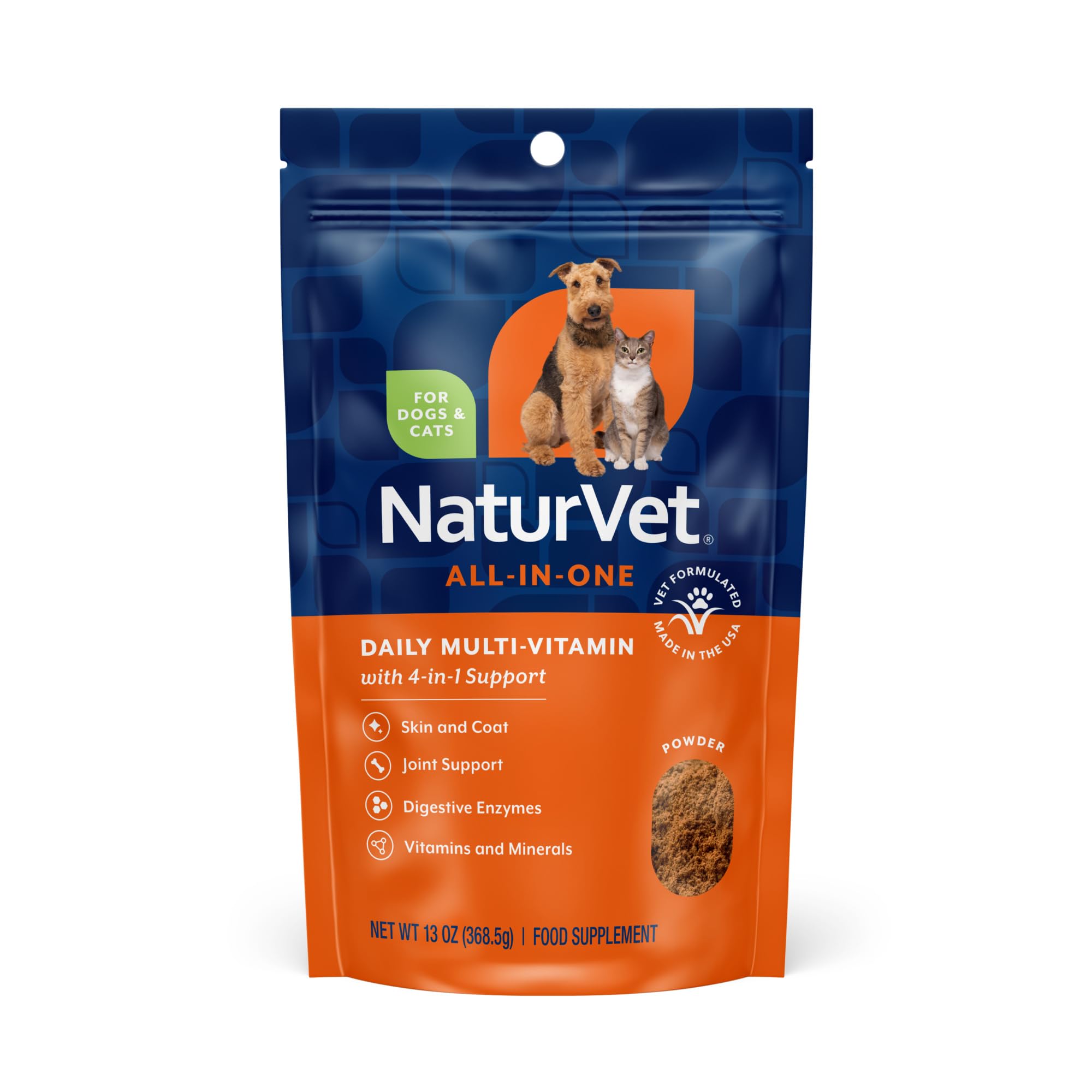 NaturVet All-in-One dog supplement hip joint support for mobility