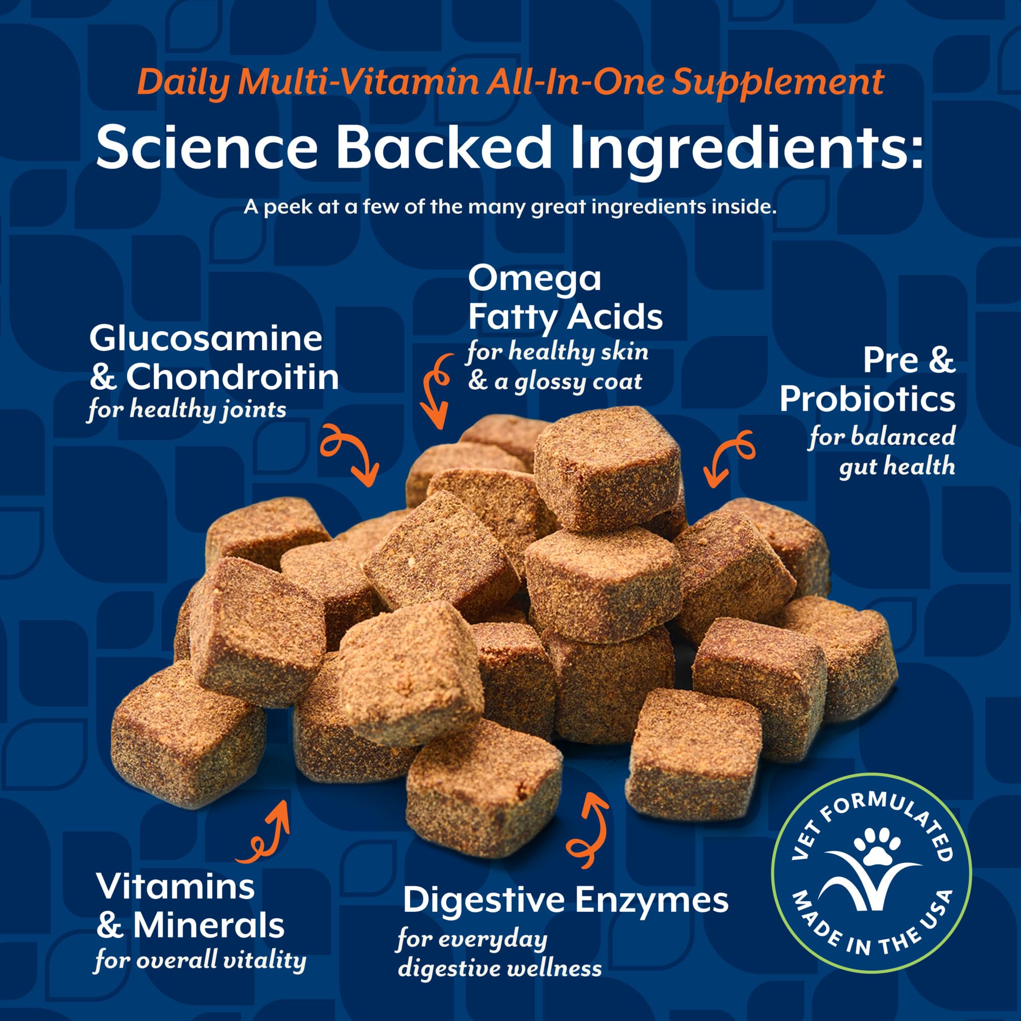 NaturVet All-in-One wheat-free formula chews for sensitive stomachs