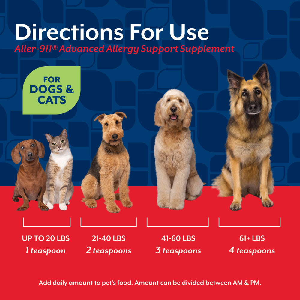 NaturVet Aller-911 made in USA confirms domestic manufacturing and quality.