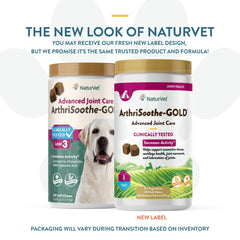 NaturVet ArthriSoothe-Gold Level 3 soft chews close-up, tasty joint support for dogs