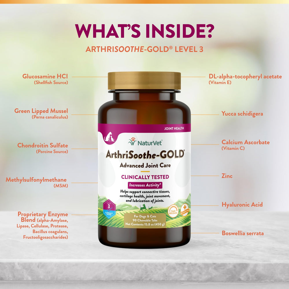 NaturVet ArthriSoothe-GOLD proudly made in the USA in an FDA-audited facility.