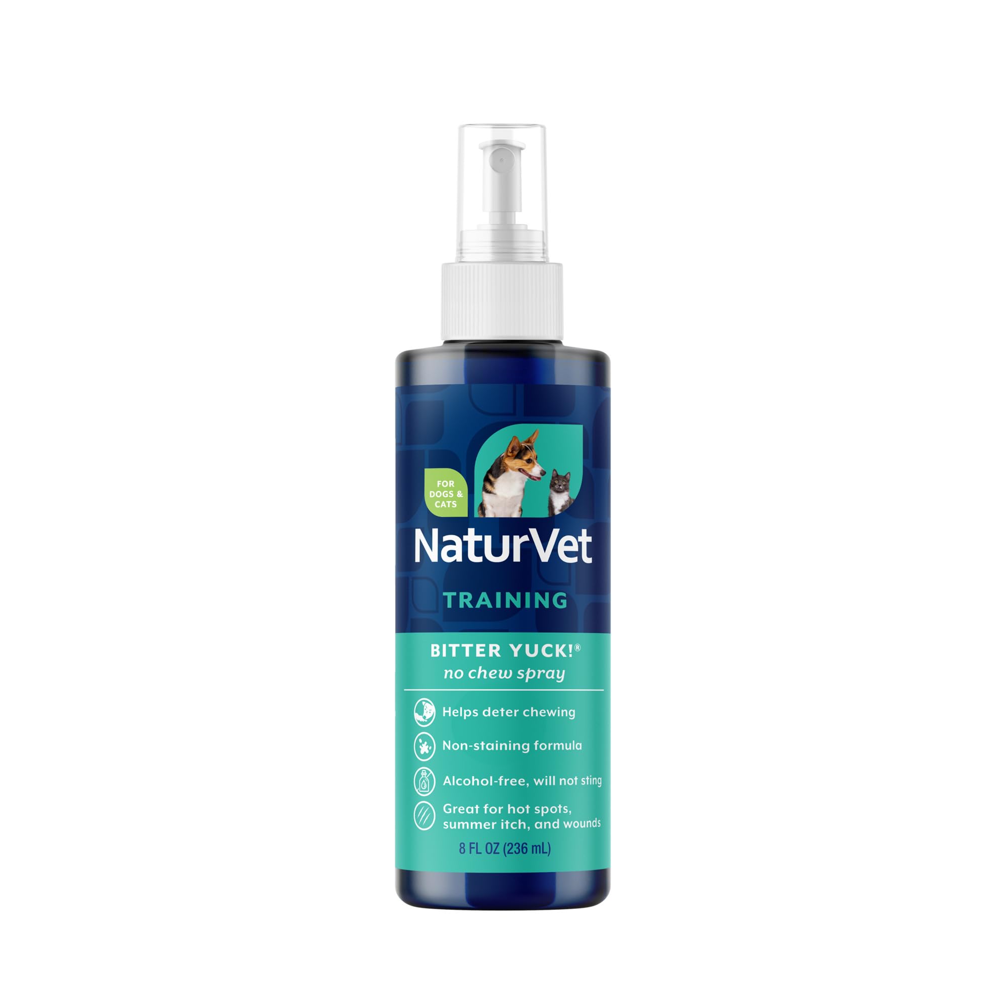 NaturVet Bitter Yuck spray para perros desalenta mordiscos
