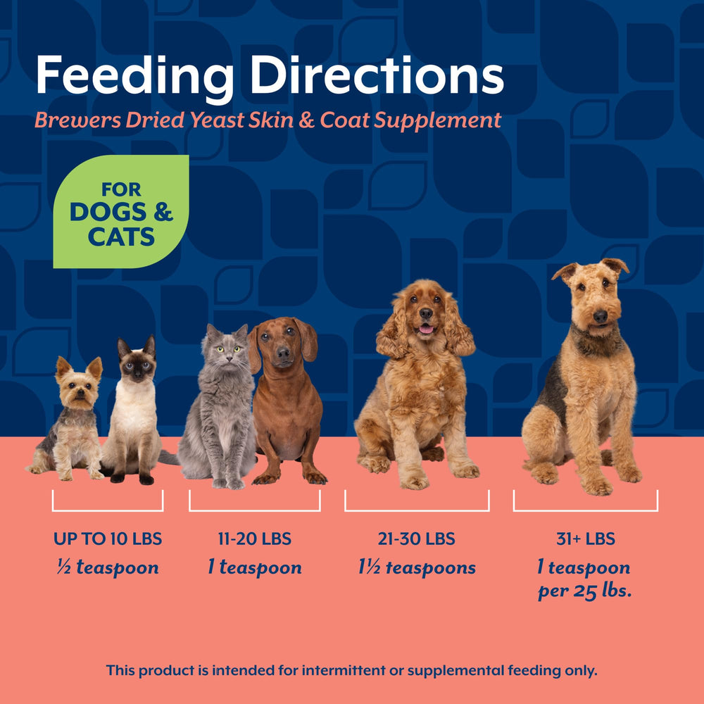 NaturVet Brewer's Dried Yeast Food Mix shows easy incorporation into meals.