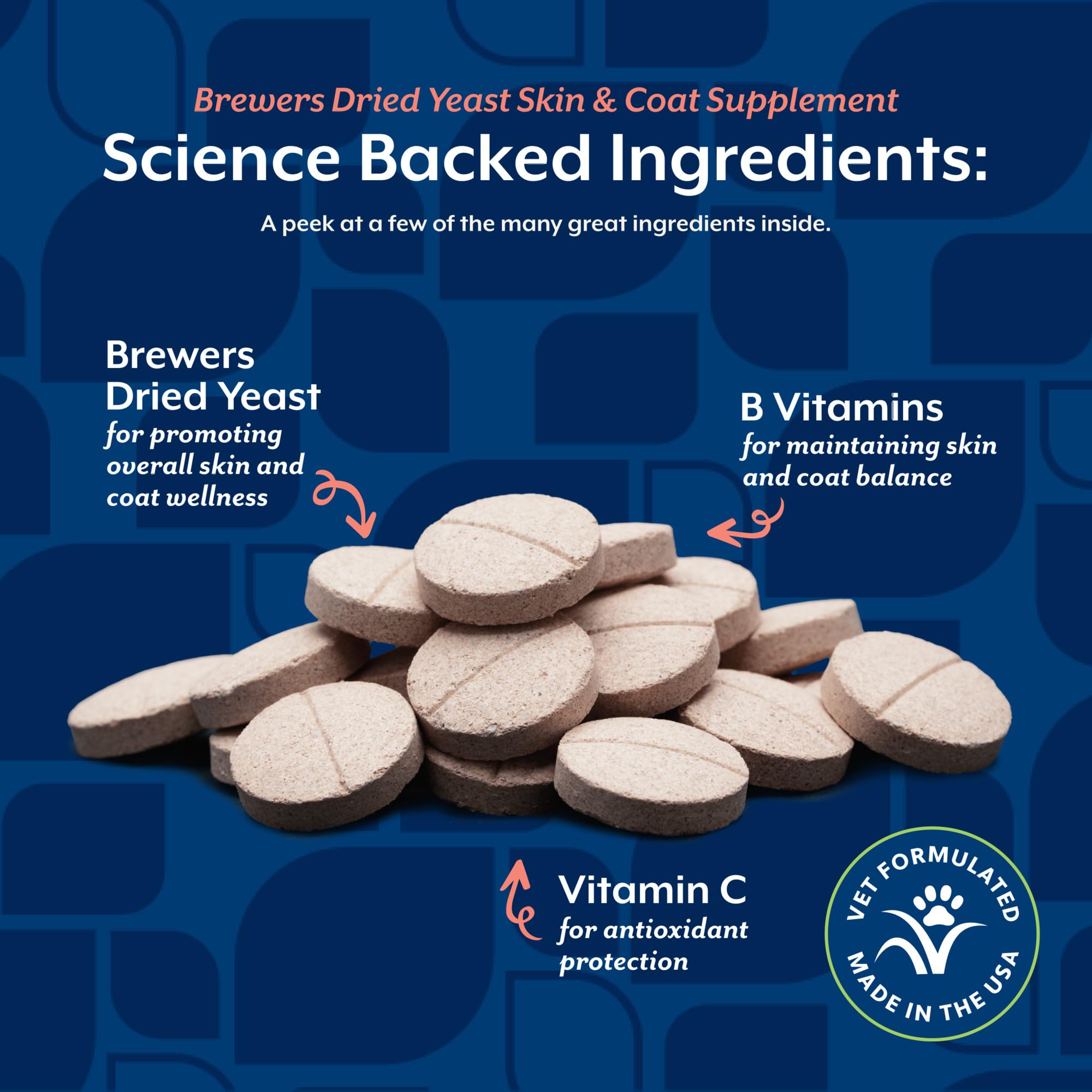 NaturVet Brewers Dried Yeast ingredients photo informs safe, informed supplement use