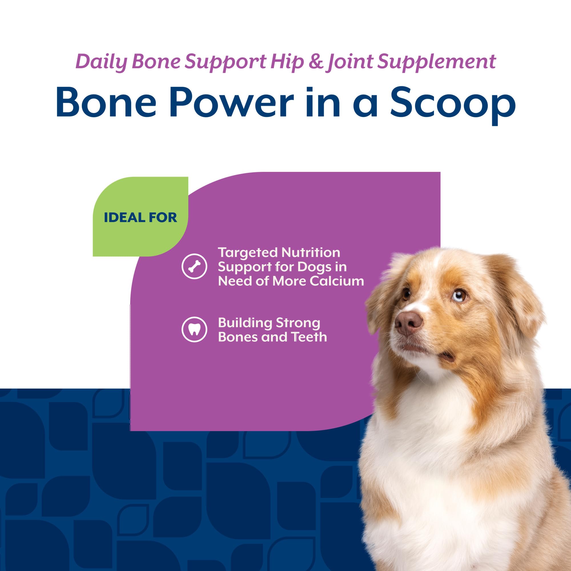 NaturVet Calcium-Phosphorus for Dogs label closeup shows trusted ingredients.