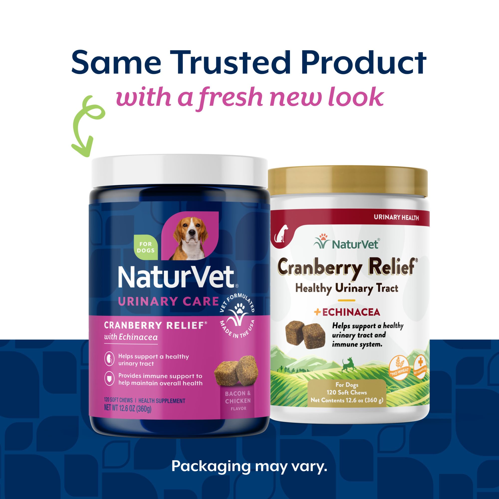 NaturVet Cranberry Relief Plus Echinacea chews close-up for cranberry flavor and palatability