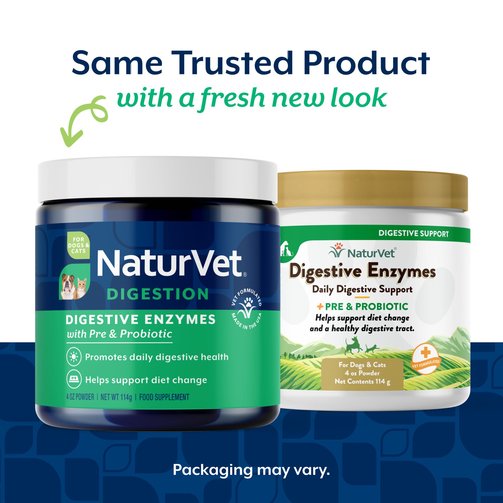 NaturVet Digestive Enzymes measuring spoon demonstrates convenient portion control