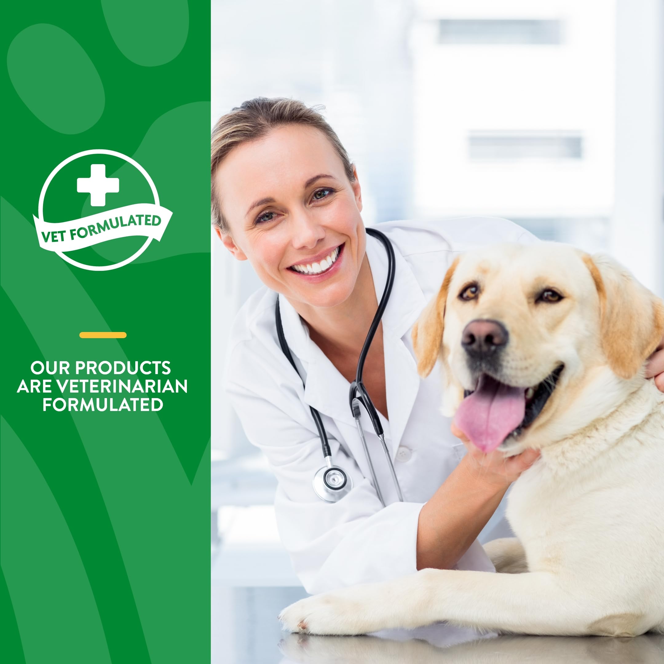 NaturVet Digestive Enzymes ingredient panel highlights alpha-amylase and protease.