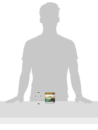 NaturVet Digestive Enzymes label highlights probiotics and prebiotics for gut health.