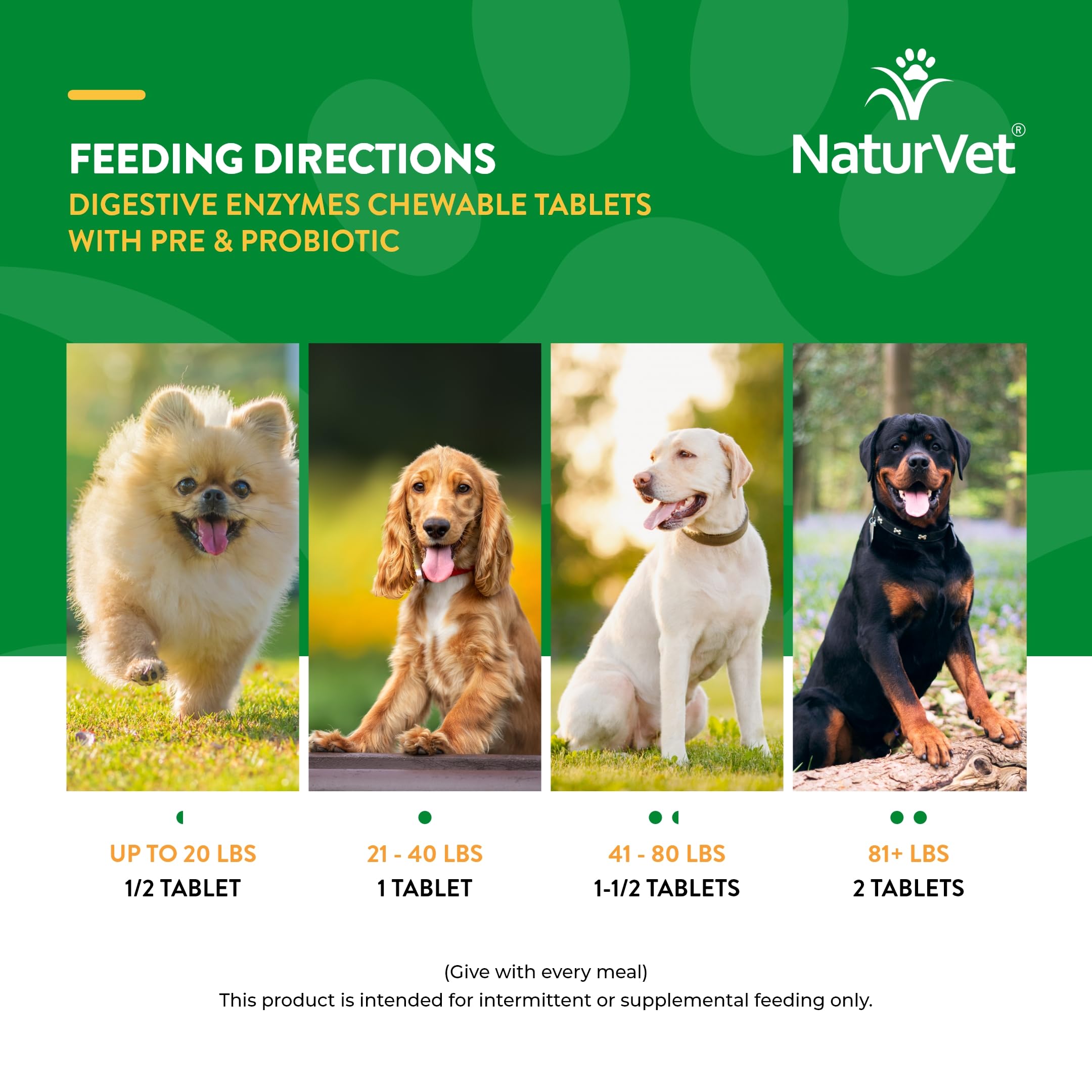 NaturVet probiotic visual emphasizing gut health support.