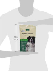 NaturVet Digestive Enzymes scoop-dispensing shows easy dosing into meals.