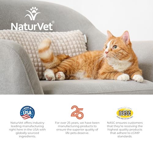 NaturVet frasco de 60 gomitas, suministro de un mes para hábitos saludables.