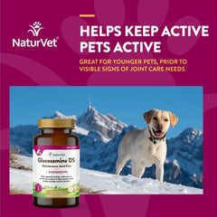 NaturVet glucosamine-ds-dogs-cats-using pet owners observe improved activity during daily walks.